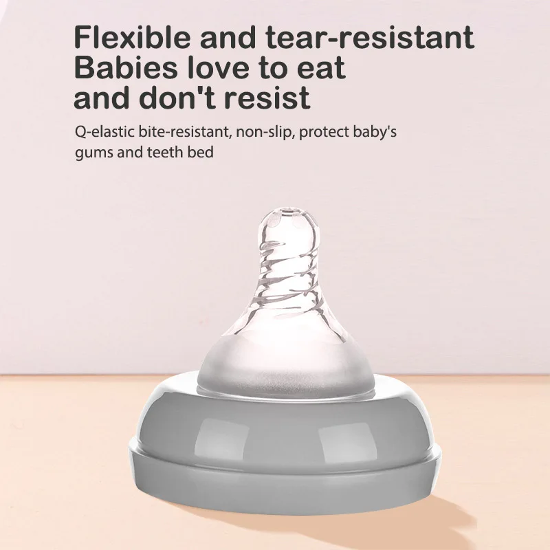 Cute cartoon snail shaped food grade PP material baby bottle, 300ml/180ml optional, suitable for babies aged 0-36 months