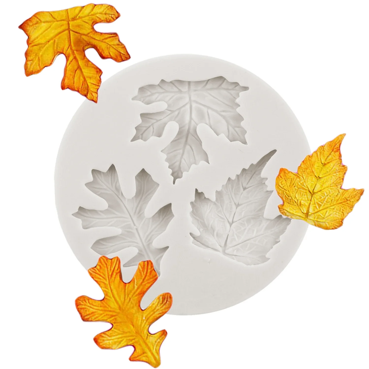 

Maple Leaf Shape Silicone Mold Kitchen Baking Molds Chocolate Pastry Candy Moulds Fondant Cake Decorating Tools