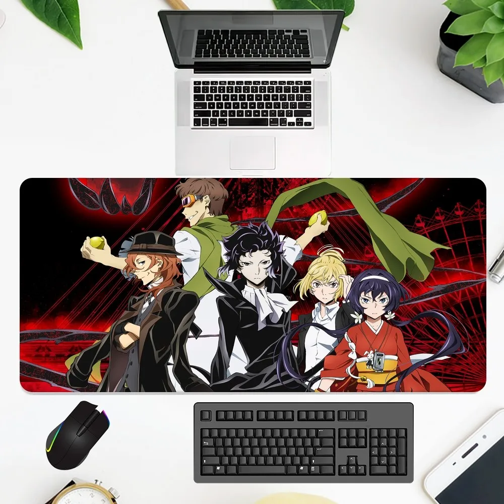 Anime B-Bungo Stray Dogs Mouse Pad  office Large Small Computer pc Keyboard Mouse Rubber Game Anti-Slip Mice Mat big 5