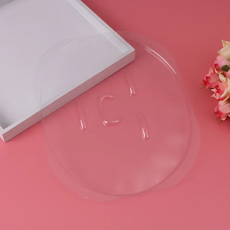 1pcs Facial Mask Mold Tray Plate Transparent PVC Fruit Vegetable Seaweed Mud Facial Mask Board Reusable Skin Care Beauty Tool 5