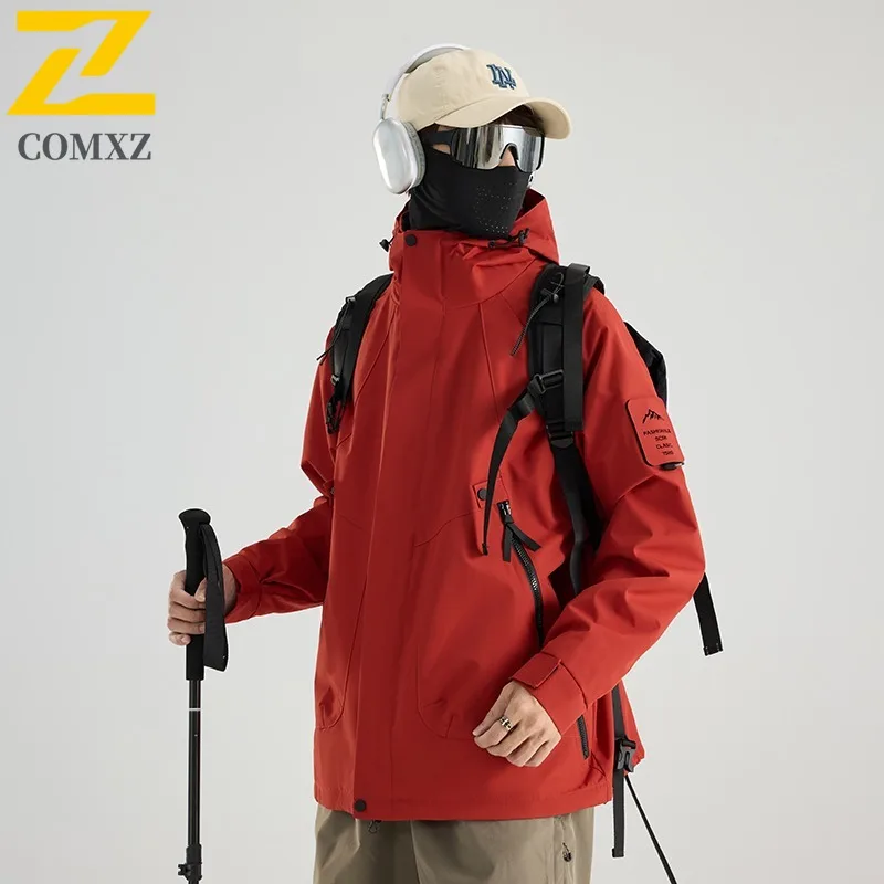 COMXZ Luxury Men Jacket Multi-Function Outdoor Journey Light Warm Coat Stylish Hooded Cozy Cold Proof Winter New Windbreaker