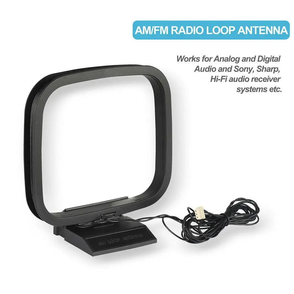 

Мини-антенна AM/FM, петля для аналогового и цифрового аудио для Sony Sharp, Hi-Fi, коннектор для аудиоресивера