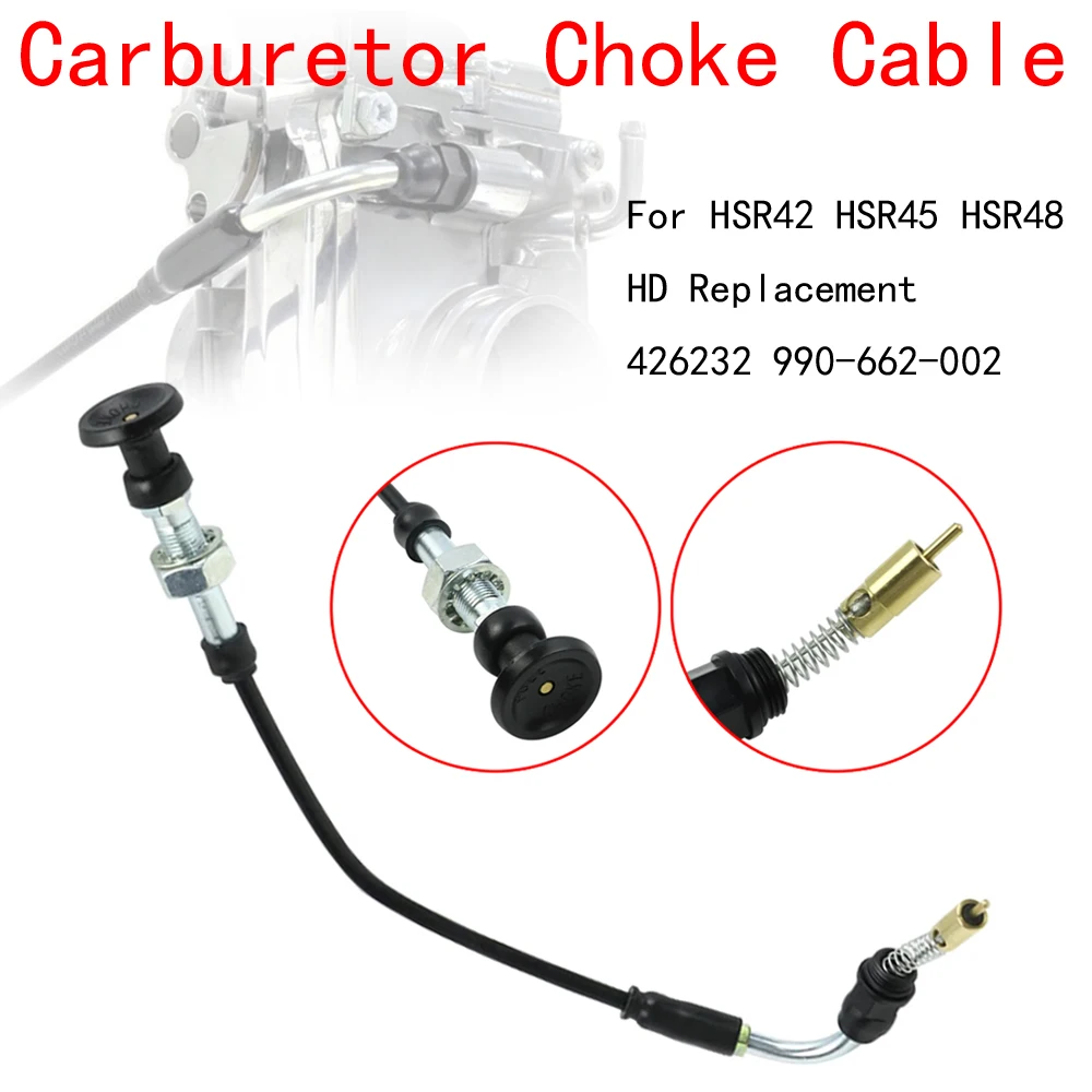 Motorcycle Carburetor Carb Choke Cable For MIKUNI Harley HSR42 HSR45 HSR48 426232 990-662-002 |