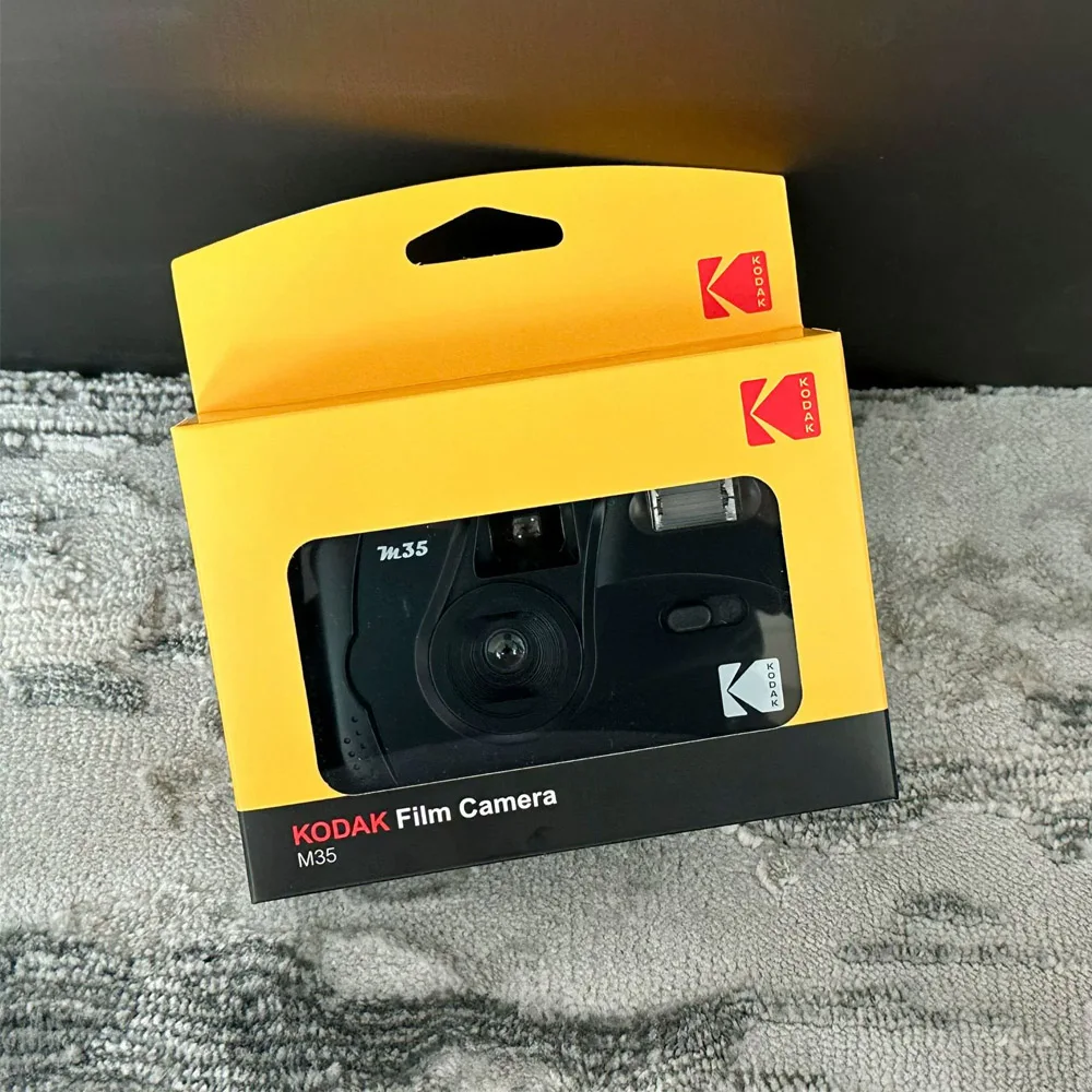 New M35 Black Kodak Film Camera Non-Disposable Retro Film Machine Manual Reusable 1-6 Pcs Film Camera with Flash Function