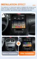 Auto radio za Peugeot 206 206SW 206CC 2001-2008 Car Multimedia GPS Carplay 4G DSP BT 360Cam By Snapdragon6115 2