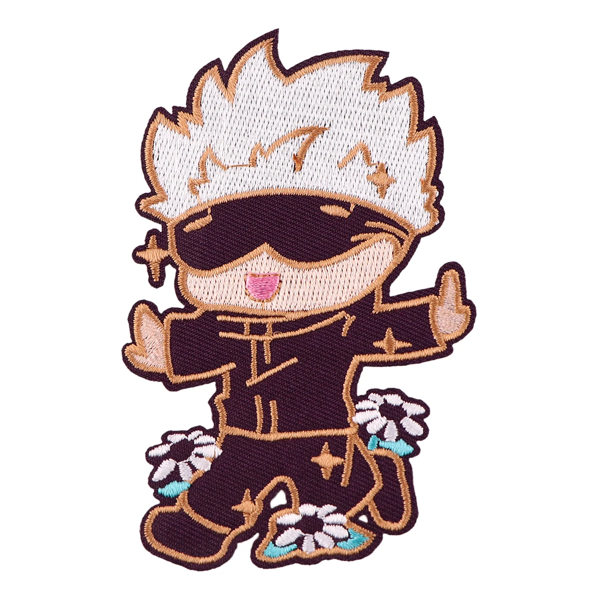 

Patch Anime Boy's Sticker For Clothing Applications Patches On Clothes Iron Embroidered Patch For Backpack Badge Gifts