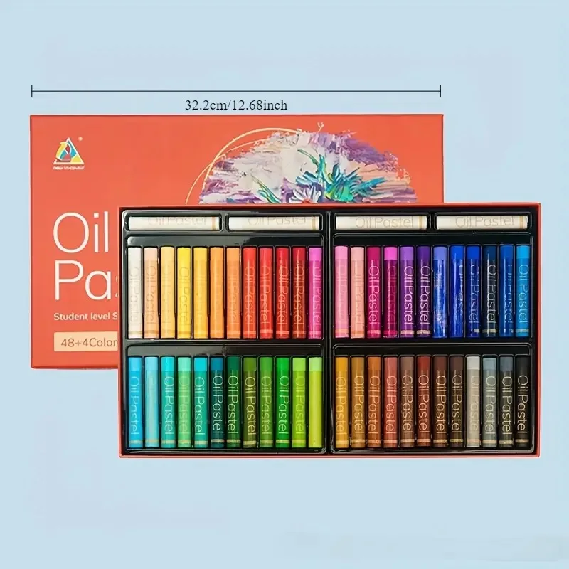 Professional Oil Pastels Set - Medium Point, High-Quality Soft Crayons for Artists, 12/24/36/48 Colors 5
