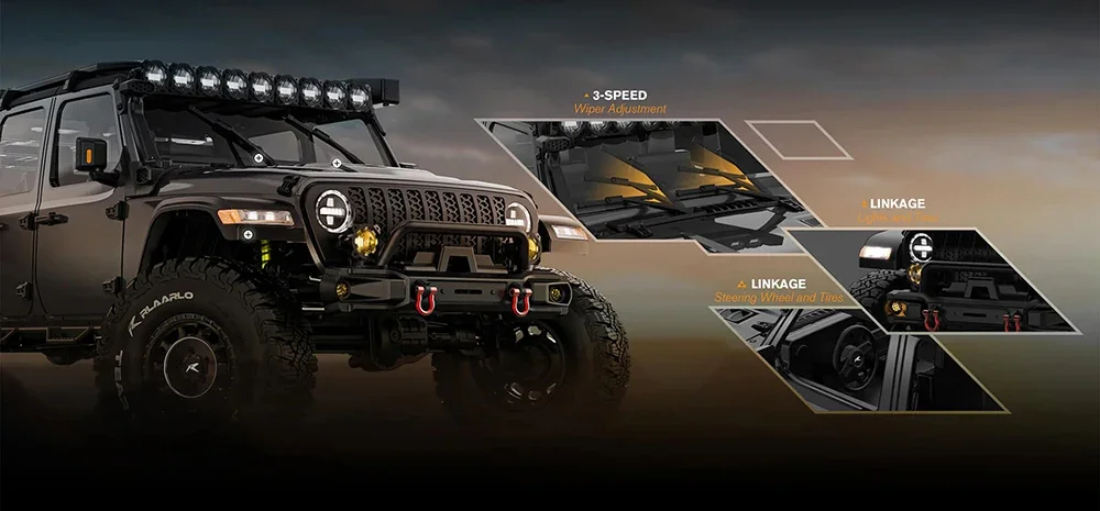 Rlaarlo 1/7 ジープ Jeepブラシレス JK07Pro クローラー Rlaarlo 1/7 Scale 4WD Brushless RC Crawler JK07 Pro