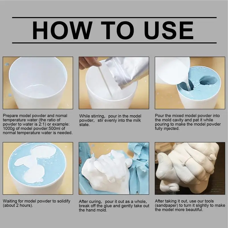 Hands Casting Kit Hand Mold Set For Couples