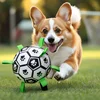 Interactive Dog Football Toy Soccer Ball Inflated Training Toy for Dogs Outdoor Border Collie Balls For Large Dogs Pet Supplies 4