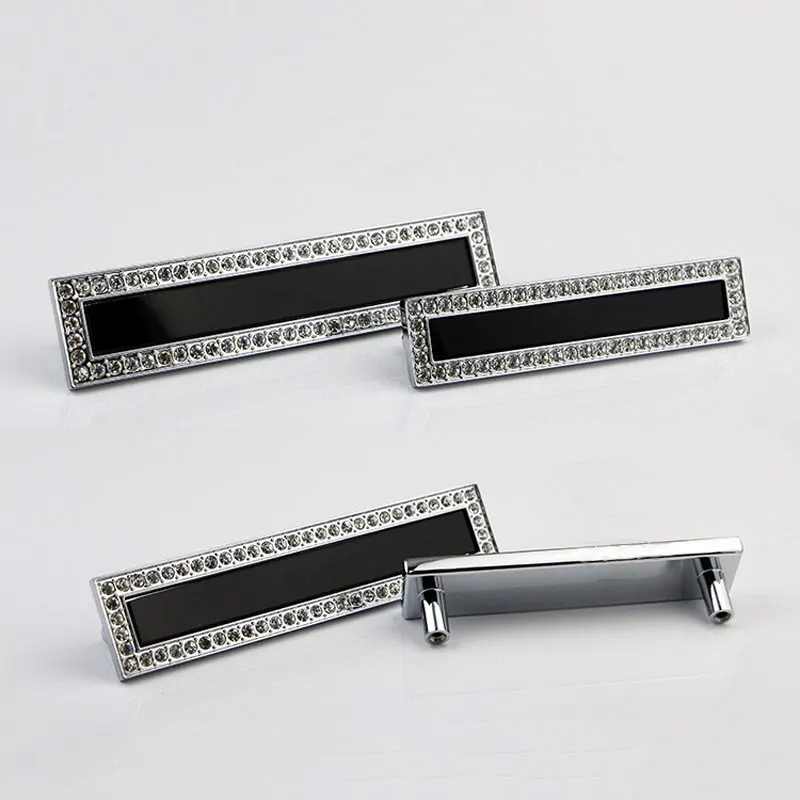 

MFYS 3.78" 5" Transparent Rhinestone Cabinet Knobs and Handles Crystal Bedroom Wardrobe Pulls Handle Modern Furniture Hardware
