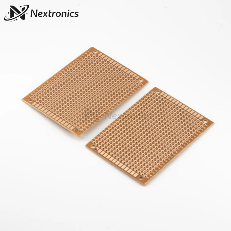 1/3/5/10PCS 단일 측면 슈퍼 프로토타입 브레드보드 5x7cm 432 포인트 PCB 범용 보드 DIY 노란색