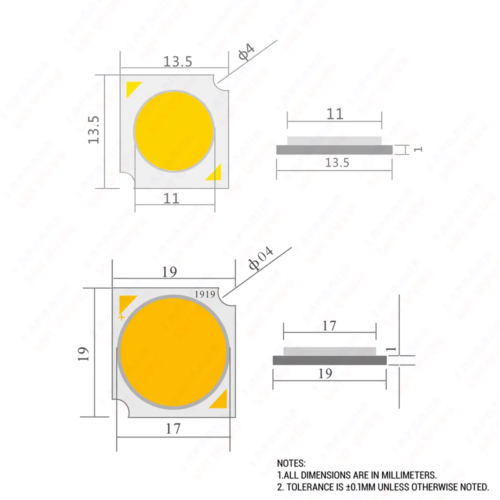 LED Chip 7W 12W 18W 24W 30W