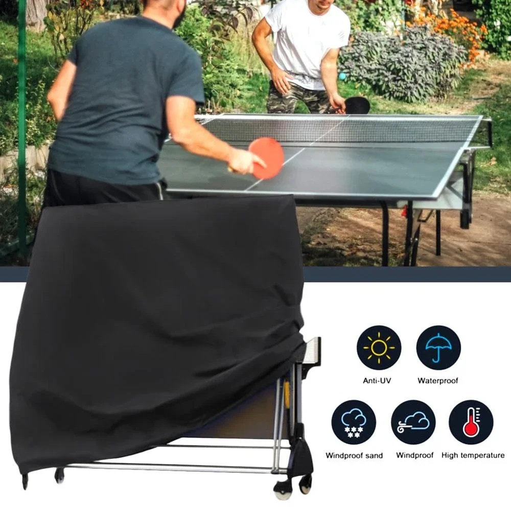Cubierta de mesa de Ping Pong, resistente al agua, a prueba de polvo, protección para interiores y exteriores, almacenamiento de mesa de Ping Pong