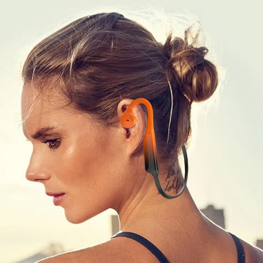 

Наушники с костной проводимостью, Беспроводная Bluetooth-гарнитура 5,0, стереонаушники с шумоподавлением, спортивные водонепроницаемые наушники с