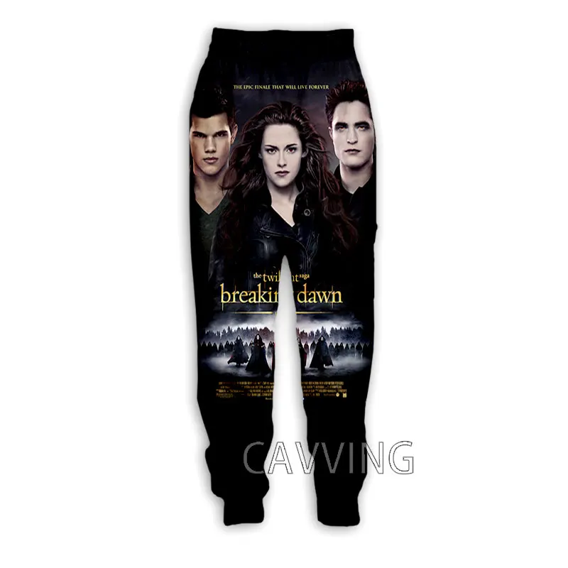New Fashion 3D Print  The Twilight saga  Casual Pants Sports Sweatpants Straight Pants Jogging Pants Trousers for Women/men H01 3