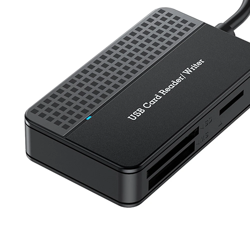 USB 3.0 C타입 USB 카드 라이터, 5Gbps 메모리 스마트 카드 리더, 20cm 케이블 메모리 카드 라이터, SD TF CF MS