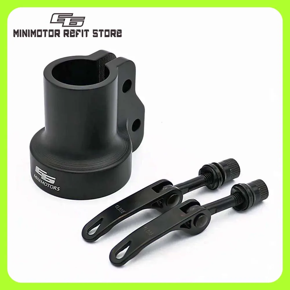 Coppa di prevenzione della caduta di bestia Elfo applicabile a Dualtron Thunder 2 Victor Storm Ultra 2 Scooter elettrico NIU Uqi + blocco anticaduta per moto (L7 Nero