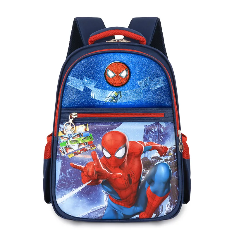 Disney Cartoon Spiderman Backpack Back to School Bag Students