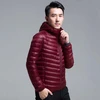 Wine red Hooded