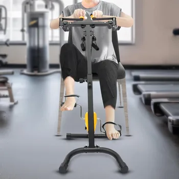 Foldable Pedal Exerciser Bike for Seniors for Total Body Home Folding Adjustable Rehab Fitness Equipment for Elderly 1