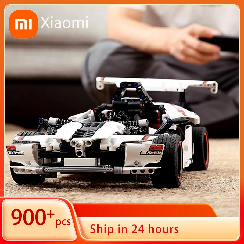 

Xiaomi 900pcs+ RC Racing Car High-tech APP RC Electric Building Blocks Remote Control Intelligent Car Bricks Children Toys
