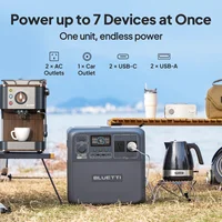 [US Plug] BLUETTI AC180T Portable Power Station, 1432Wh LiFePO4 Battery Backup 1800WAC Outlets, For Camping, Outdoor Adventures 2