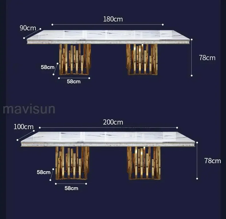 Luxury White Marble Dining Table And Chair Combination Rectangular Kitchen Tables Italian Type Mesa De Comedor Large Furniture
