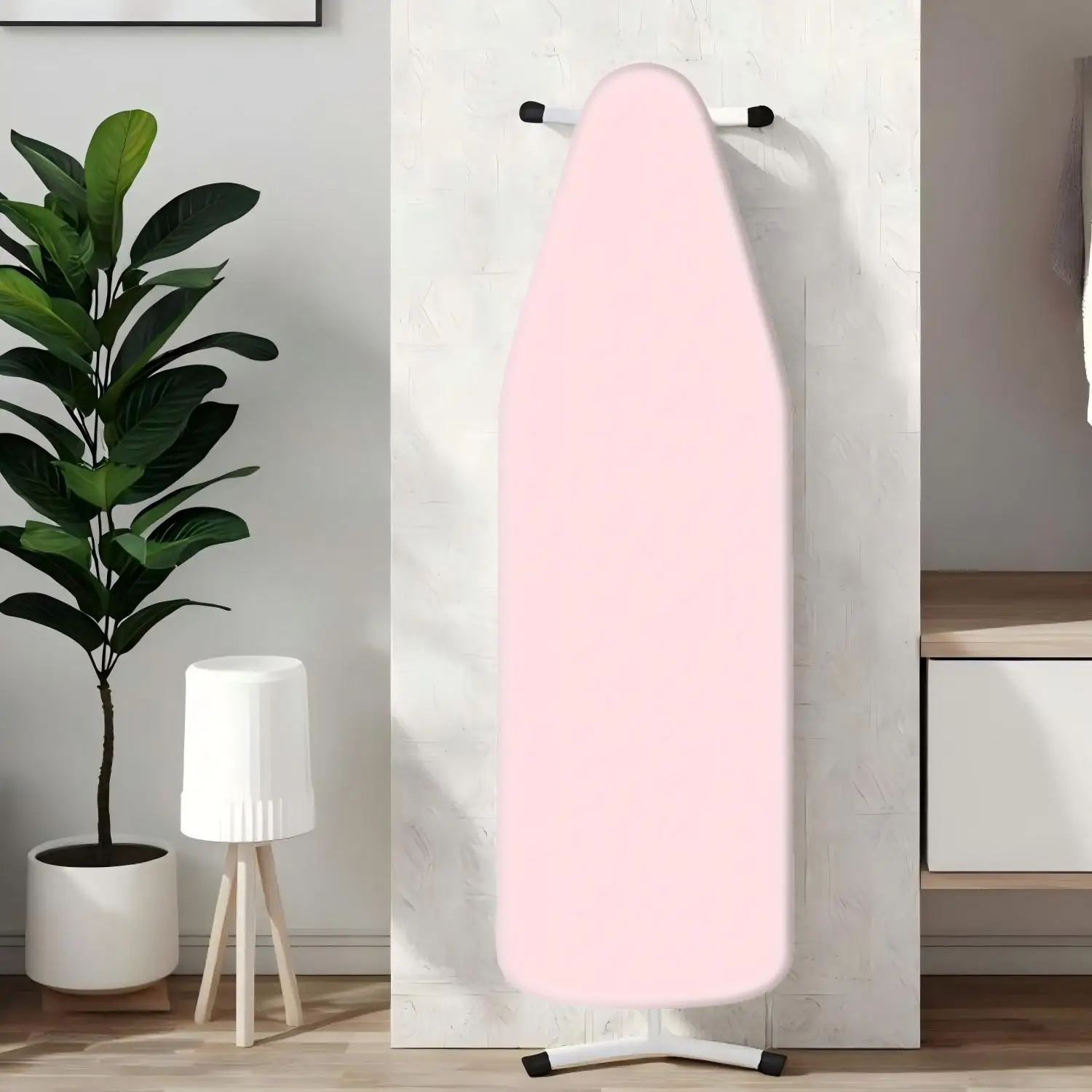 ironing board cover 140x50cm cotton cover thick felt liner resistant to burning Morandi color