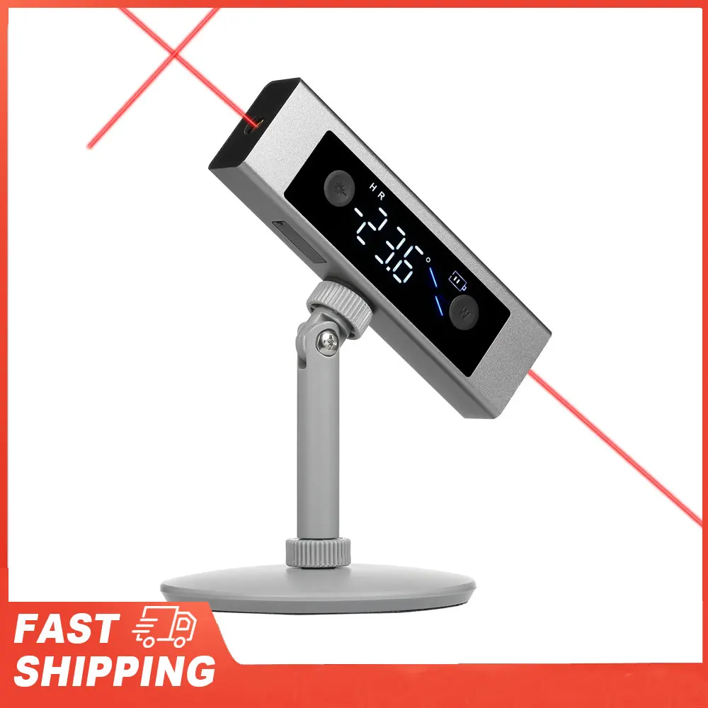Digital Angle Finder Rechargable Digital Angle Gauge Multifunctional Measuring Device Wood Working Tools Laser Level digital angle protractor,carpenter measuring tool,angle measuring tool
