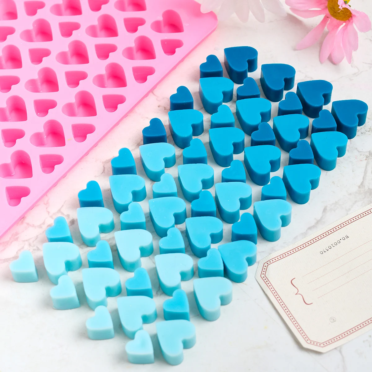56 Compartment Heart Shape Silicone Mold DIY Large Small Love Cake Chocolate Ice Tray Baking Molds Home Holiday Decor silicone mold