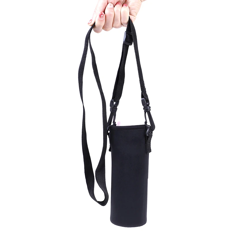 750ML Neoprene Water Bottle Carrier Insulated Cover Bag Holder Strap Travel New