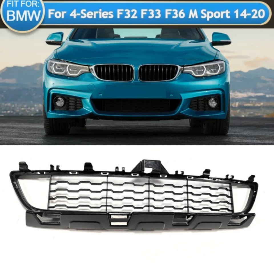 フロントグリル、BMW 3シリーズ F30 F31 F35 Mパッケージ 2012-2018 フロントバンパー フォグライト ランプ フロントバンパーフォグランプグリルトリム 用のBMW 3シリーズ F30 F31 F35 Mパッケージ 2012 2013 2014For BMW  3シリーズ F30 F31 F35 Mパッケージ 2012 2013 2014 2015 2016-2018 用
