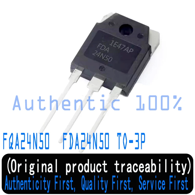 

10PCS/Lot 100% Real Original New FQA24N50 24N50 FQA24N50F FDA24N50 FDA24N50F FHA24N50 TO-3P 24A 500V Power MOSFET Transistor