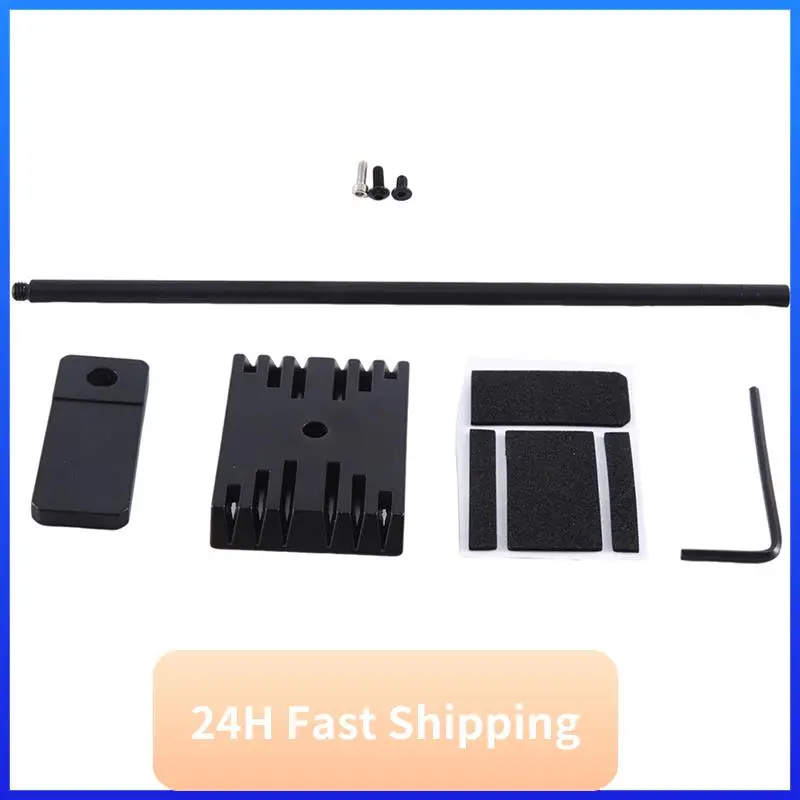 Aluminum Alloy Display Stand Rack For Axial SCX10 90046 Tamiya CC01 D90 D110 Replacement Part Accessory Black