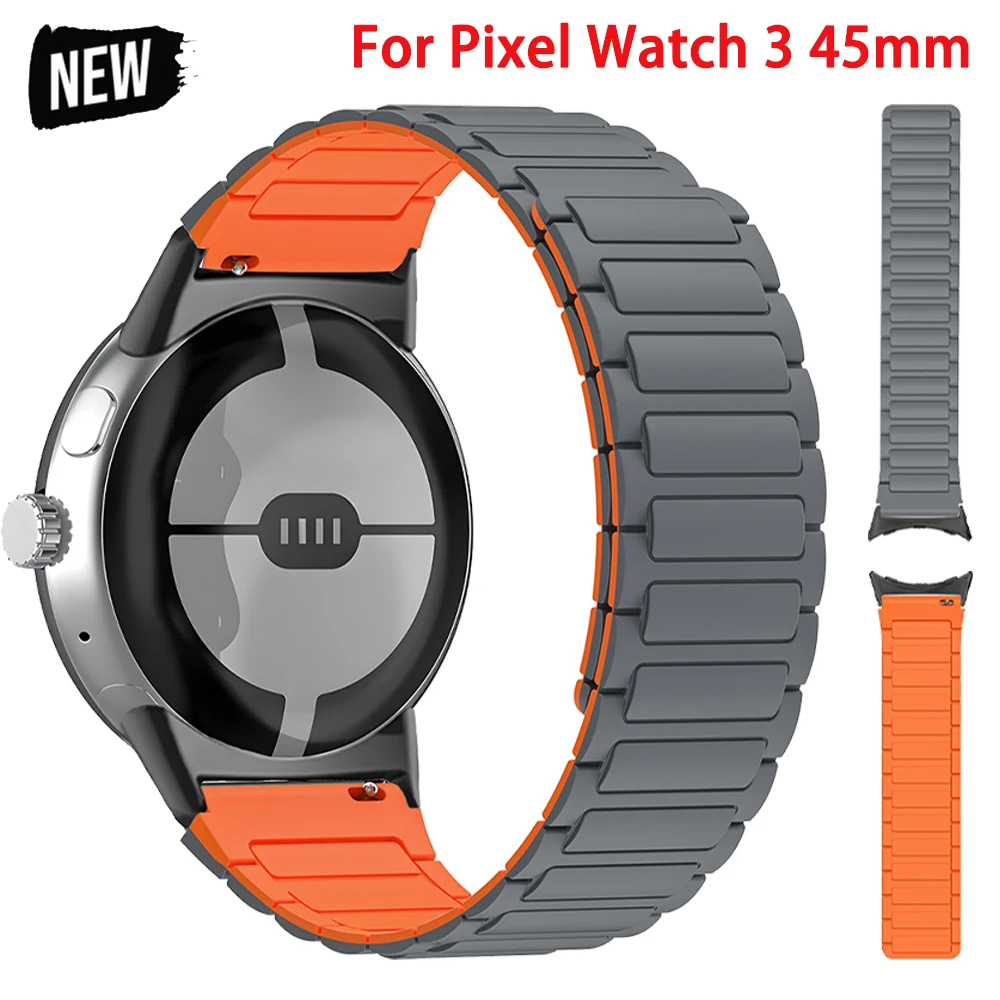 Soft Silicone Magnetic Strap Wristband Replacement Accessory