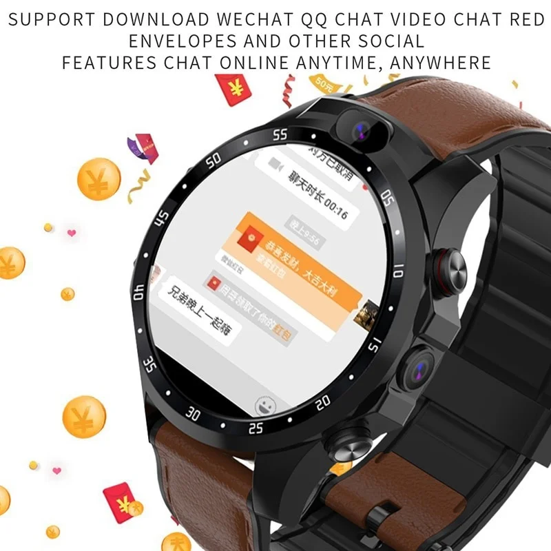 Ʈ ġ 4G IP68  SIM ī GPS ġ 1.6 ġ HD ÷ WIFI ȵ̵ 7.1 Ʈ  ī޶ 2   ð