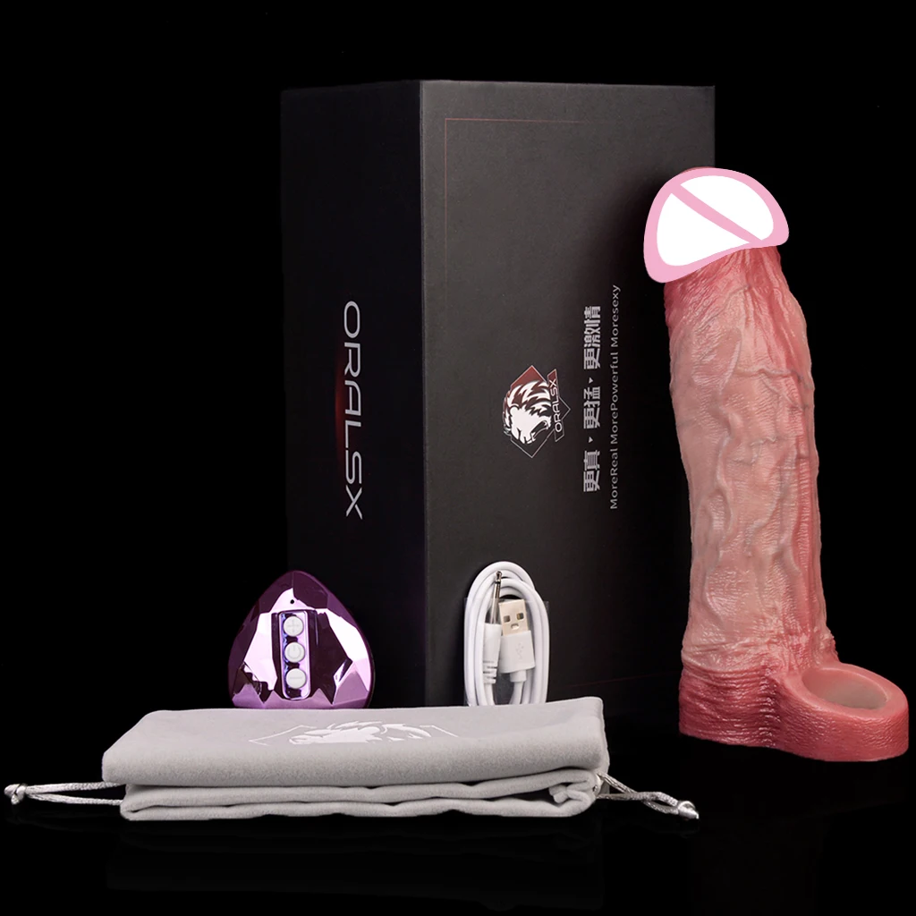 HeartCaptor Silicone Sleeve Extender for Men Delay Support Reusable Enhancer - Details 24
