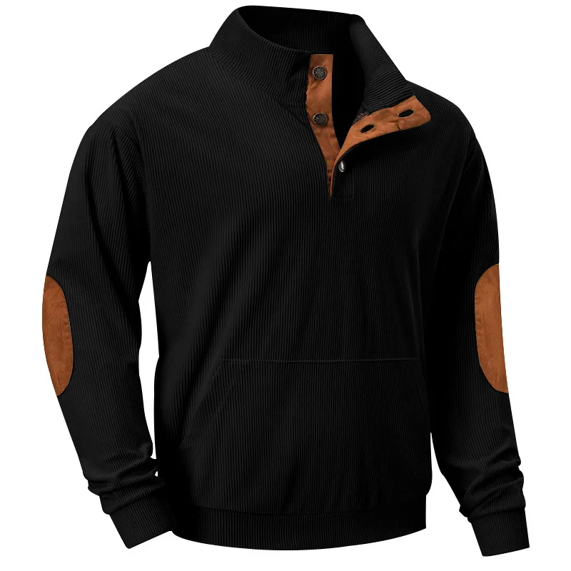 Mens Casual Autumn Winter Sweatshirt Long Sleeve Pullover