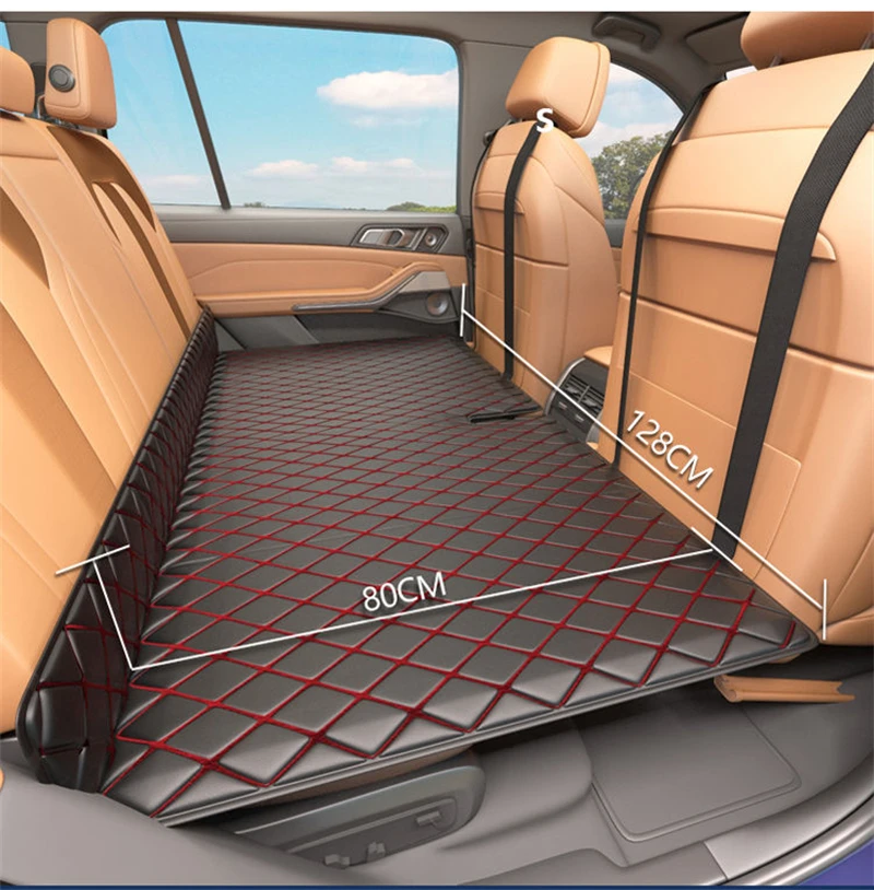 50.4 x 31.5 inch Non-Inflatable Car Mattress,Double-Sided Folding Car Bed Mattress SUV,Portable SUV Mattress Camping Outdoor