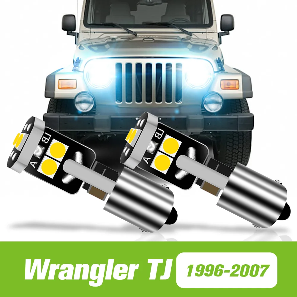 

2pcs For Jeep Wrangler mk2 TJ 1996-2007 LED Parking Light Clearance Lamp 1999 2000 2001 2002 2003 2004 2005 2006 Accessories