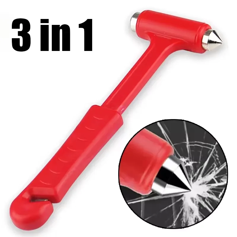 Car Safety Hammer Car Buses Trucks Window Breaking Hammer Emergency Escape Safety Hammer Glass Breaker Seat Belt Cutter Tools