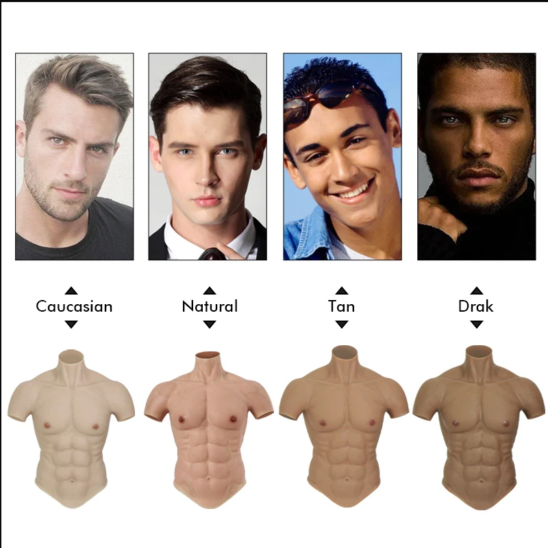 Smitizen Cosplay Muscle Body Silicone Male Suit Role Playing Crossdress Macho 