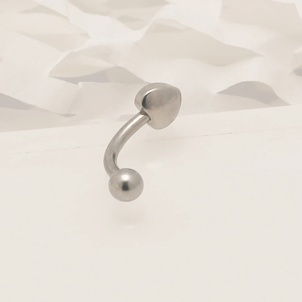 Eyebrow Ring Surgical Stainless Steel Star Heart Curved Barbell Eyebrow Piercing Body Jewelry piercing jewelry body piercing jewelry body jewelry