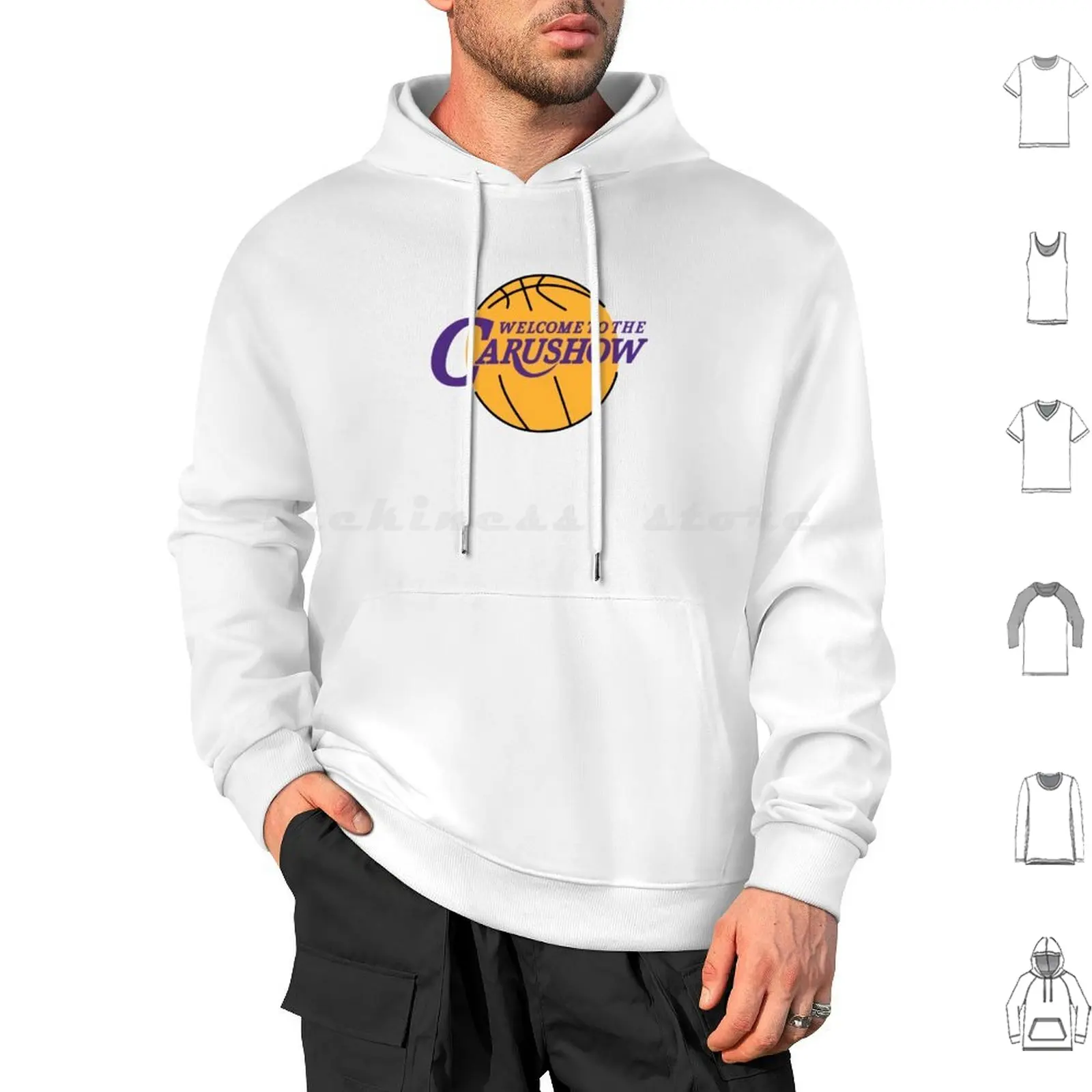 Welcome To The Carushow Hoodie cotton Long Sleeve Carushow Laker