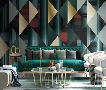 טפט משולשים תלת מימד - סגנון 7, מטר על מטר