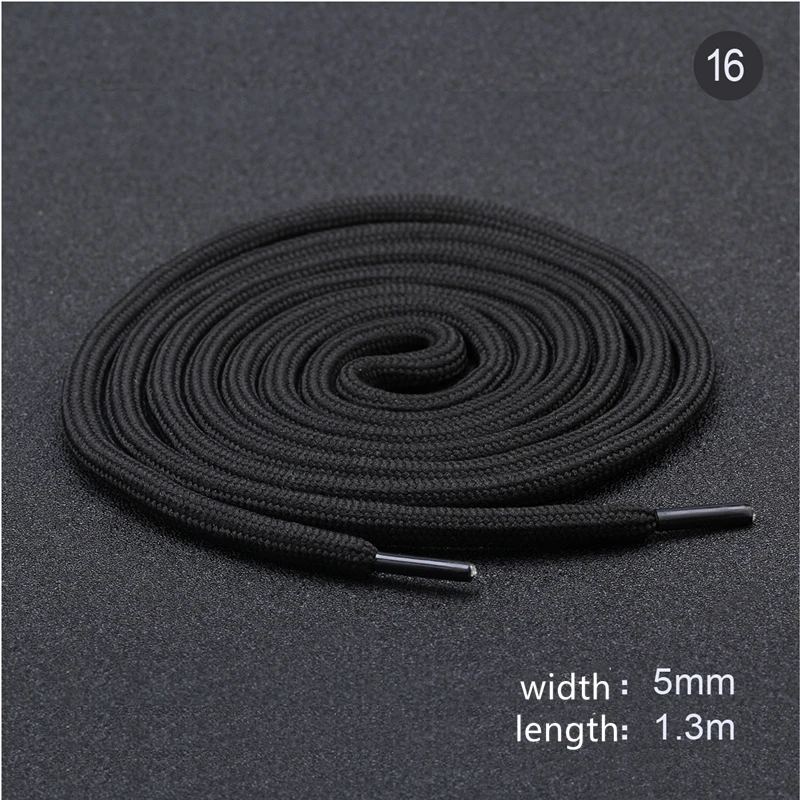 5pcs Sweatpants Drawstring Strap Metal Head Sports Pants Cotton Rope Belt Hoodies Accessories DIY Sewing Band Supplies 