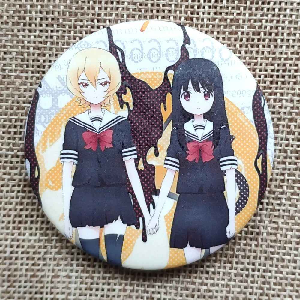 Frete grátis anime menina mágica local broche asagiri aya cosplay emblemas  para roupas mochila decoração pino jóias - AliExpress