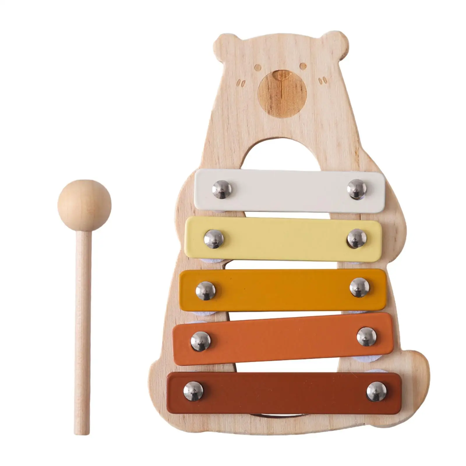 5 Note Xylophone Music Enlightenment with Mallet Xylophone Musical Toy for