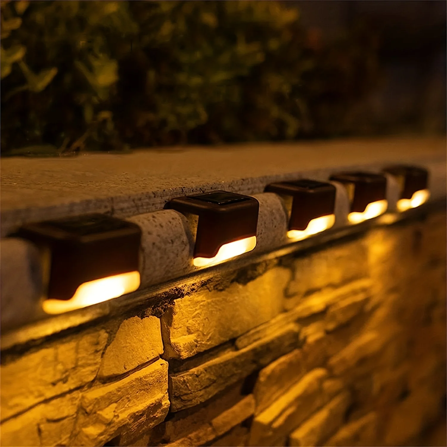 LED Solar Step Lamp Outdoor Garden Lights Solar Stair Light Waterproof Fence Lamp Decoration for Patio Path Deck Stair 4/8/12pcs